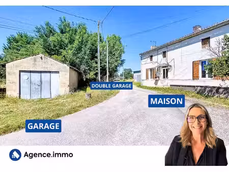 maison ancienne avec 3 chambres - garage et jardin