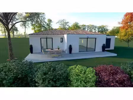 terrain avec maison neuf à vendre