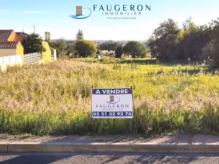 la chaume - terrain constructible 400 m2 proche forêt dunes