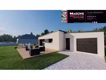 terrain avec maison neuf à vendre