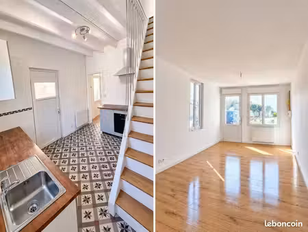 maison de ville 67 m² – 2 chambres – plein centre-bourg