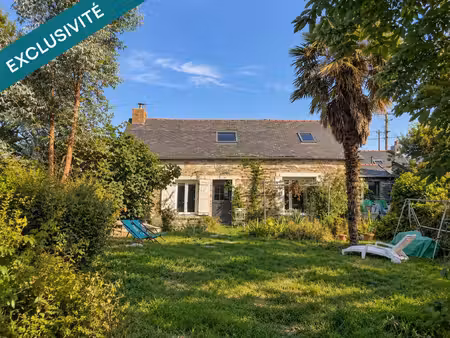 maison en pierre rénovée avec grand jardin – guémené-penfao
