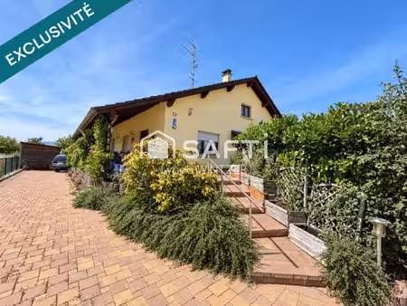 meyenheim - maison individuelle 124 m2 - terrain 17 ares - sous sol complet - combles amén