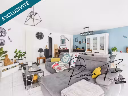 grande maison de plain pied avec 4 chambres  1 bureau et belle parcelle