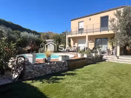 maison r+1 121 m² avec garage et piscine sur terrain de 501 m²
