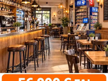 fonds de commerce bar / restauration / tabac / fdj