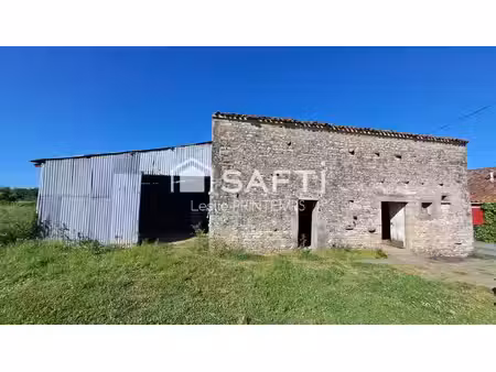 grange à rénover sur 1500 m² de terrain constructible