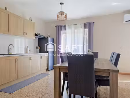 maison t4 entièrement rénovée avec grand garage et balcon