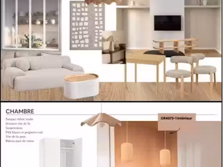 t2 lumineux refait à neuf et meublé quartier la friche