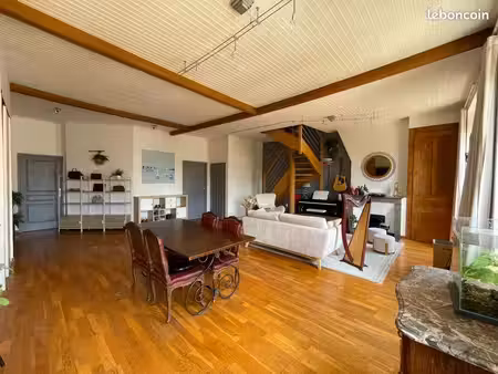 duplex 160 m² habitables (110 m² carrez) – 4/5 chambres  cachet ancien – valmy - gorge de 