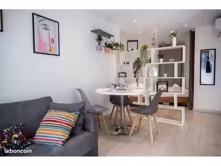 juan-les-pins – 50 m² – 2 studios réunis – 30m de la mer