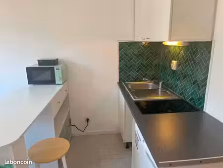 studio rénové & meublé à neuf – pasteur / chu – vue dégagée