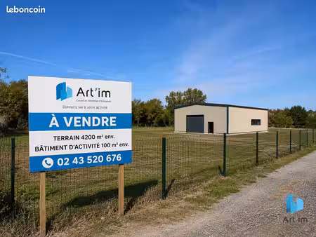 terrain 4219 m² sceaux-sur-huisne