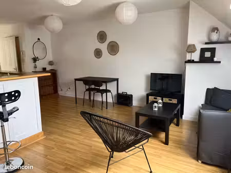 t2 duplex meublé 47 m² – hypercentre – dernier étage – calme