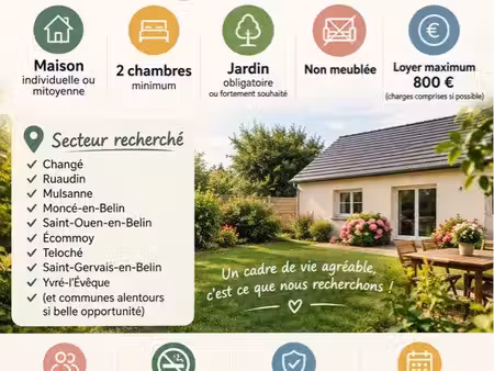 recherche maison à louer