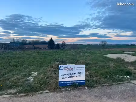 terrain 858 m² morgny la pommeraye