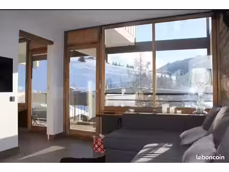 la clusaz – centre village appartement 3 pièces rénové – terrasse plein sud – vue panorami