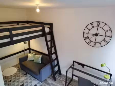 studio meublé 19 m2 vendu loué centre rouen proximité chu de rouen /lycée corneille