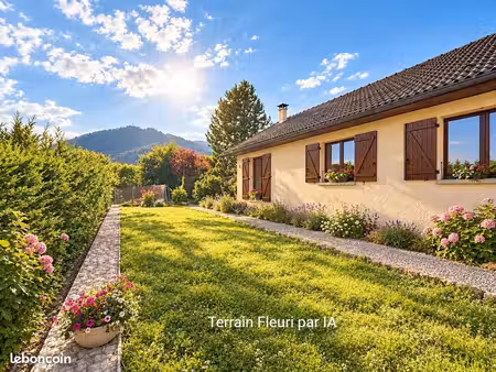 villa proche commerces - vue mont-blanc - 4 ch- jardin 960m²