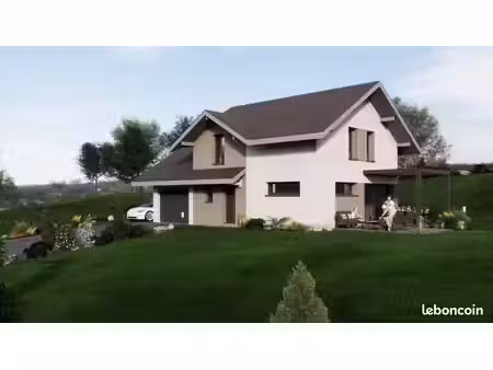 projet de construction d'une maison 102m² avec terrain à droisy (74)