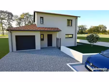 projet de construction d'une maison 105 m² avec terrain à draillant (74)