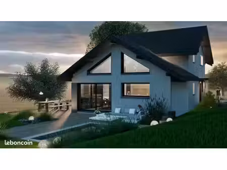 projet de construction d'une maison 120m² avec terrain à marignier (74)