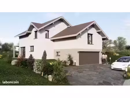 projet de construction d'une maison 140 m² avec terrain à presilly (74)