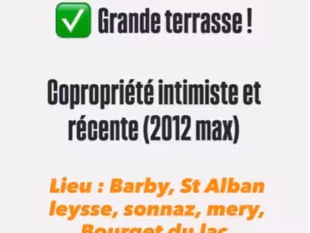 recherche t3-t4 secteur lac bourget ou aix