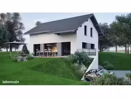 projet de construction d'une maison 124 m² avec terrain à cercier (74)