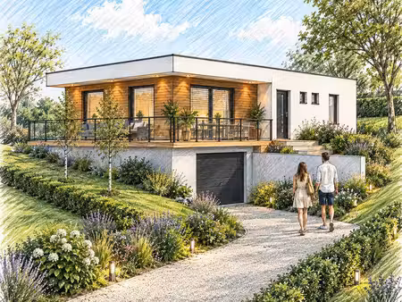 maison sur terrain – 129 m² – drumettaz-clarafond