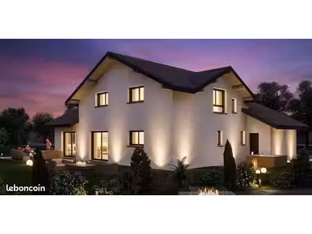 projet de construction d'une maison 130 m² avec terrain à la tour (74)