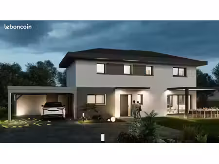 projet de construction d'une maison 137 m² avec terrain à epagny (74)