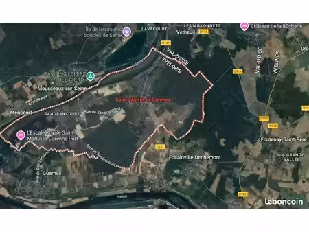terrain 600 m² saint martin la garenne