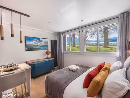 studio haut de gamme avec vue lac – annecy