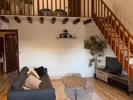 à louer – grand t2 meublé de 70 m² avec mezzanine – montauban  quartier hôpital