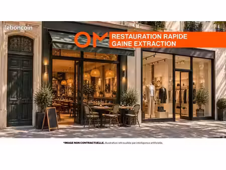 fonds de commerce restaurant 60 m²