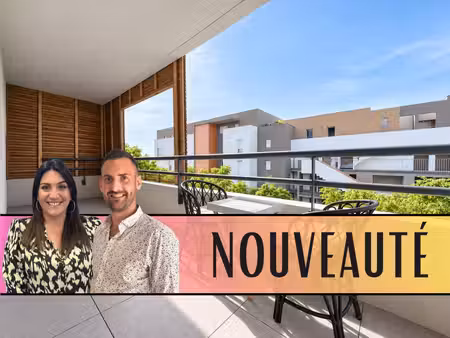 montpellier sabines – terrasse plein sud & parking – t2 dpe b