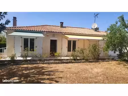 pavillon de plain-pied avec terrain piscinable