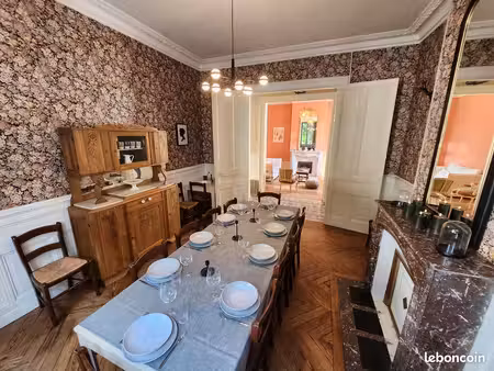 ?maison de maître 283 m² - 9 pièces  8 chambres - ? jardin avec dépendance  garage sous-so