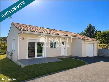 jolie maison de plain pied récente