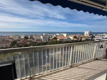 carnon t2 terrasse vue mer a 180o