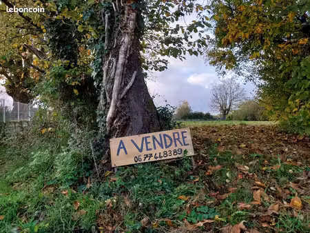 terrain constructible de 1580 m2