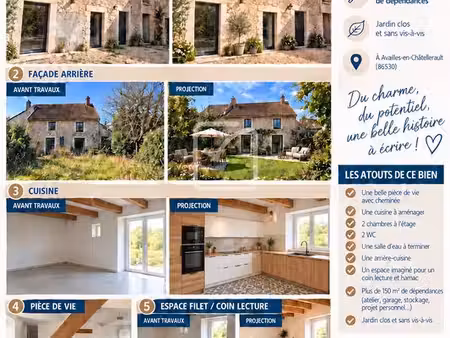 propriété 3 pièces 110 m²