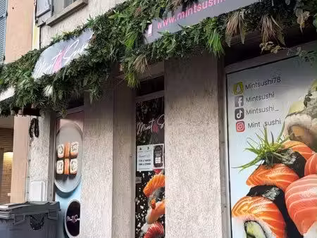 à vendre – local commercial avec activité sushi – vaux-sur-seine (78)