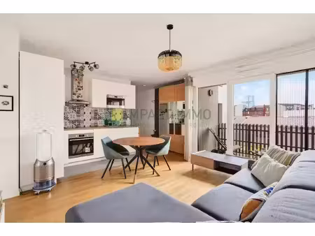 clichy republique - 2 pieces balcon vue degagee -- pkg en sus