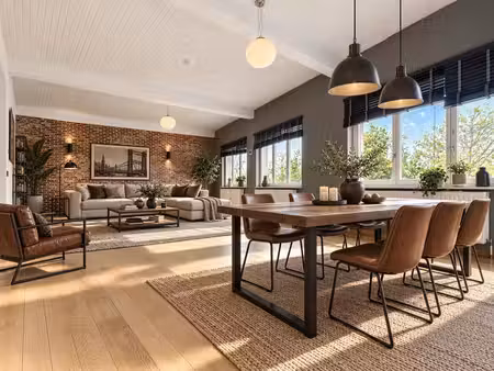 loft +- 145 m²  2 ch  2 salles d'eau  terrasse +- 122 m²