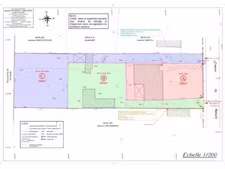 terrain constructible de 463 m2 situé à toulouse saint-simon