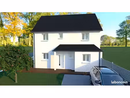 projet de construction d'une maison 85 m² avec terrain à dol-de-bretagne (35)