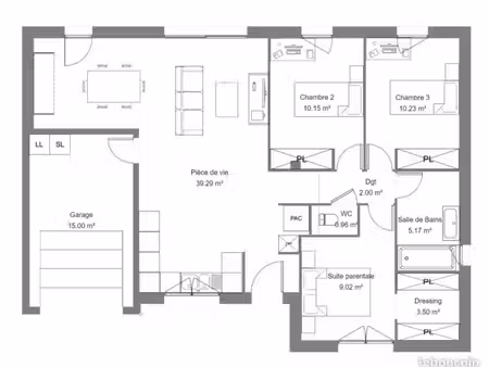 projet de construction d'une maison 80 m² avec terrain à vieux-vy-sur-couesnon (35)
