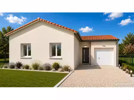 projet de construction d'une maison 85 m² avec terrain à rilhac-rancon (87)